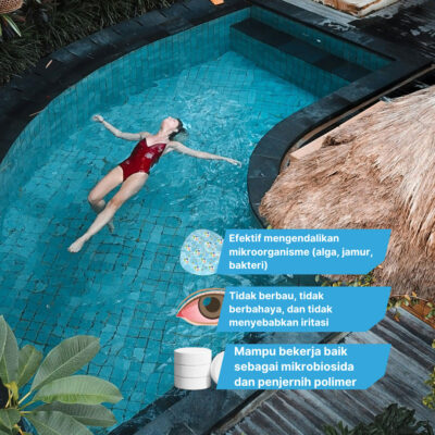 Pools Sparkling z468 cairan pembersih kolam reangn lifestyle shot